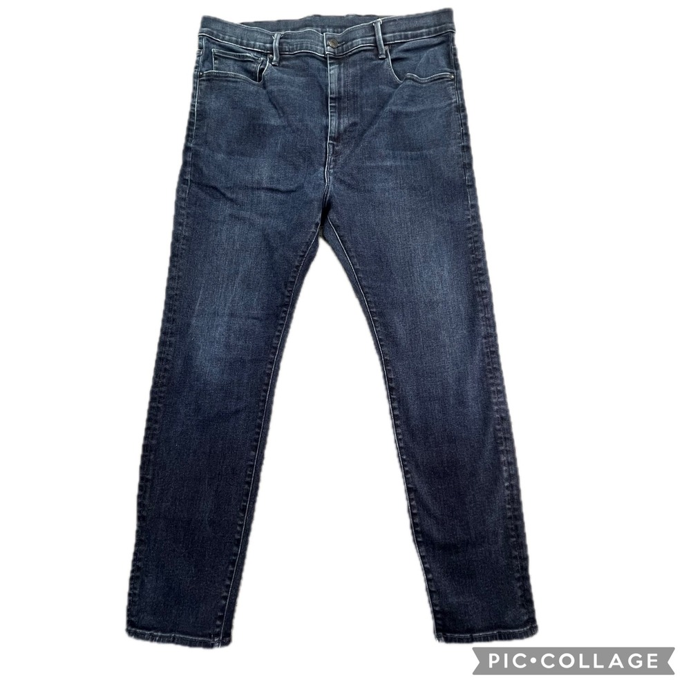 VINCE Mens Dark Wash Straight Leg Jeans Size‎ 34x26.5 Made in USA